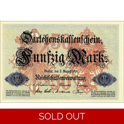 Germany-50 mark-1914-P49b-B123a